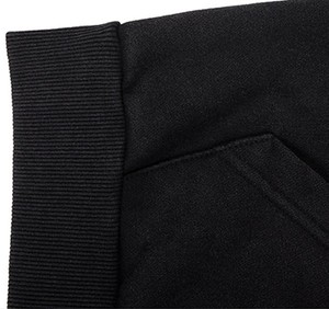 Couleur noire goutte épaule personnalisée femmes sweats à capuche mode tenue décontracté surdimensionné couleur unie doux et confort femmes à capuche - Product Image 2