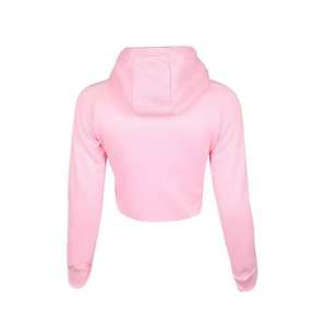 Sudadera con capucha corta personalizada de alta calidad para mujer, ropa forrada transpirable para otoño, venta al por mayor, Sudadera con capucha fabricada de baja tasa - Product Image 2