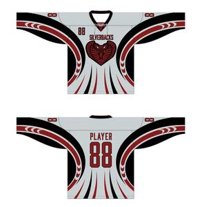 Jersey de hockey sobre hielo sublimado con cuello atado profesional hecho a medida 2025, uniforme de hockey sobre hielo, Jersey de hockey sobre hielo para adultos - Product Image 6