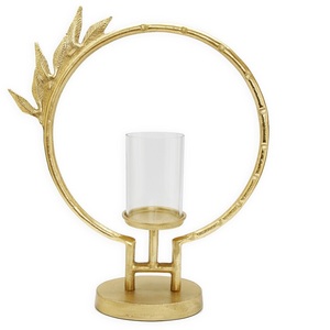 Portavelas Decorativo Curvado a Mano para Decoración de Bodas, Portavelas Votivo, Accesorios de Decoración para Fiestas de Navidad - Product Image 2