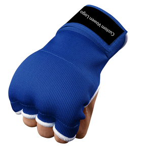 Envoltura de mano elástica de alta calidad Guantes interiores de gel de boxeo acolchados Envolturas rápidas Kickboxing Muay Thai MMA Vendaje Estampado de entrenamiento - Product Image 6