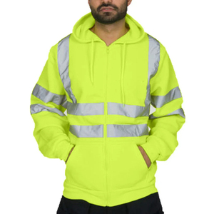 Alta visibilidad a prueba de viento impermeable lona construcción tráfico seguridad impermeable chaqueta reflectante bombardero seguridad para exteriores - Product Image 1
