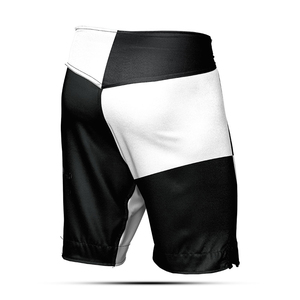 Short MMA en spandex en polyester bicolore personnalisé en vente chaude avec short BJJ MMA de coupe extensible à impression multigraphique aux meilleurs prix - Product Image 2