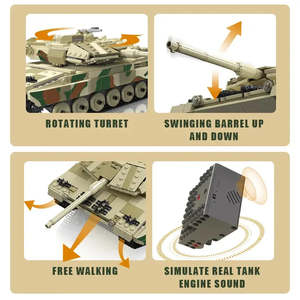 รถถังบังคับวิทยุ Leopard 2 ของเล่นสนุกๆ สำหรับเด็กและผู้ใหญ่ - Product Image 5