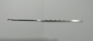 Sonda artroscopica manuale in acciaio inossidabile da 3 mm con gancio, certificata CE Classe I per set artroscopici del <span class=keywords><strong>ginocchio</strong></span>, applicazioni ORL e <span class=keywords><strong>ortopedia</strong></span> - Product Image 2