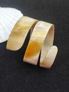 OFTEN NATURAL BUFFALO HORN CUFFS , Bangles and <b>Bracelets</b> Made From Real Buffalo Horn, Available in an Assortment of - Product Image 2