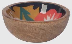 Mango madera resina mina cuencos exportador vajilla ensalada servir madera tazón fabricante - Product Image 2