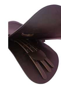 Sillín de carreras de caballos, asiento de cuero indio para saltar, precio de mercado - Product Image 2