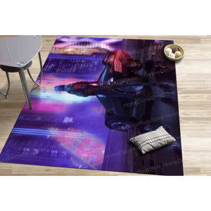 Patchwork Wool <b>Rug</b> Eco-Friendly Traditional Home Decor Thick Anti-Slip Latex Backing Carpet - Product Image 3
