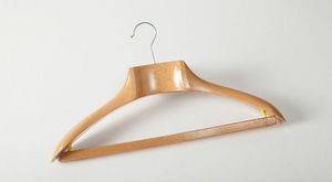 Artisan Beech <b>Wood</b> Clothes Hanger Handmade Minimalist Style for Sophisticated Wardrobe and Boutique Display Use - Product Image 6