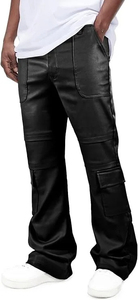 Latest New Arrival Factory Made Hot <b>Sale</b> Men Cow Hide Leather Pants in Wholesale Made in Best Quality Leather Pants <b>for</b> Men - Product Image 2