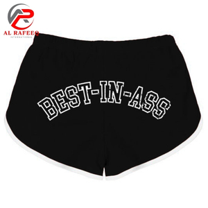 Shorts de jogging pour femmes à taille haute personnalisés, respirants, en polyester, pour la course à pied, la salle de sport, le yoga, le vélo, avec logo personnalisable - Product Image 3
