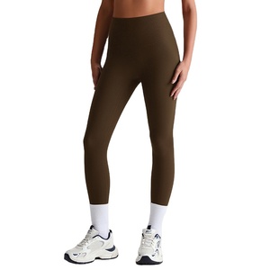 Breathable Ribbed <b>Leggings</b> Butt Lift Sweat Wicking <b>Tummy</b> <b>Control</b> <b>Leggings</b> Soft <b>Gym</b> <b>Leggings</b> - Product Image 5