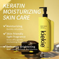 Gel Douche Hydratant au Lait de Kératine Polypeptidique Effet Blanchissant Lissant pour Peau à Kératose Pilaire 500ml