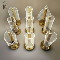 Lampe de bureau papillon de style nordique de luxe, base dorée, LED, veilleuse décorative, éclairage élégant pour chambre à coucher, chevet, décoration pour la maison et l'hôtel