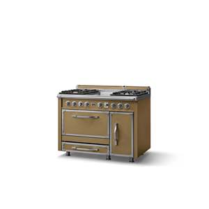 Tuscany 48W Dual Fuel <b>Range</b> with Oven Gas-Powered Traditional Features - Product Image 2