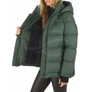 2025 nouveau Design mode doudoune prix de gros hiver saison tricoté traitement Type Nylon doublure matériel fabriqué au Pakistan - Product Image 3