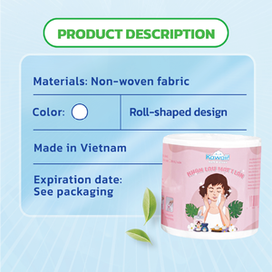 Kawaii Disposable <b>Dry</b> Face Towel Roll 20x20cm 80 <b>Sheets</b> Makeup Removal Towel for Travel - Product Image 3