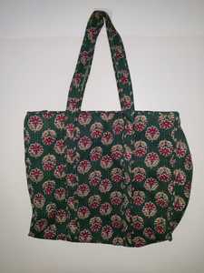 Sac fourre-tout en coton fait main indien, sac à bandoulière léger en coton imprimé matelassé fait main indien, imprimé à la main - Product Image 3