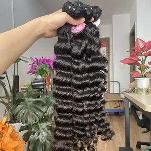 Топ 5 лучших волос компании в Вьетнаме человеческие необработанные волосы для наращивания 100 пучки необработанных волос для париков