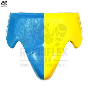 Ensemble de combat de boxe au prix de gros Protège-tête de boxe Protège-aine en cuir véritable de qualité supérieure Ensemble de combat personnalisé Protège-tête - Product Image 2