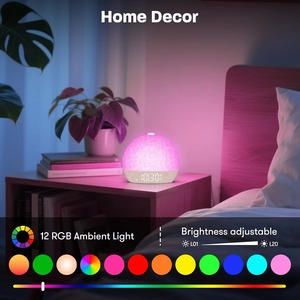 Agente de Dropshipping para el 2026: Despertador Inteligente con Luz de Amanecer, Sonido de Ruido Blanco y Luces Nocturnas para Dormir - Product Image 4