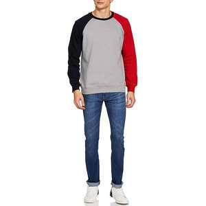El mejor precio al por mayor en la sudadera holgada de moda para hombre Venta caliente ropa de invierno informal 100% algodón bordado liso teñido - Product Image 6