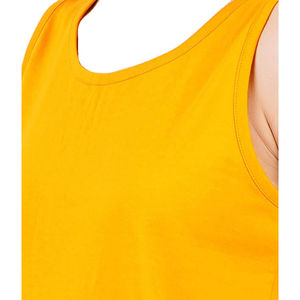 Débardeur d'été pour femme, vente en gros, sans manches, tricot fin, dos nageur, logo frontal, mélange polyester/coton, respirant, séchage rapide - Product Image 5