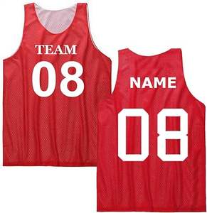 Gilet de basket-ball vintage: maillots à séchage rapide en maille brodée-Design personnalisé en gros - Product Image 4