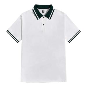 Solid Pattern 100% Cotton and High Quality Polyester Golf Jersey Custom Embroidered Logo Eco-Friendly for <b>Polo</b> <b>Shirt</b> - Product Image 4
