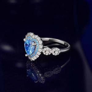 แหวน Jeulia Custom Double Halo Heart Infinity Promise พร้อมพลอยทรง Princess Cut - Product Image 6