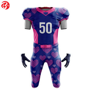 Venta caliente Pakistán hecho diseño personalizado fútbol americano Jersey poliéster hecho fútbol americano tops - Product Image 2