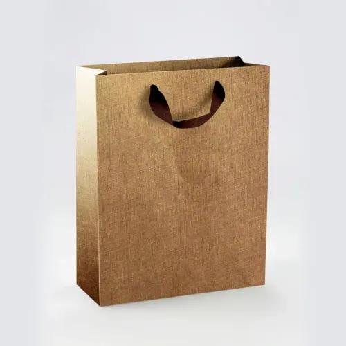 LK 2024 โรงงานปรับแต่งถุงกระดาษคราฟท์พร้อมถุงกระดาษของขวัญช้อปปิ้งโลโก้ส่วนตัวของคุณเอง