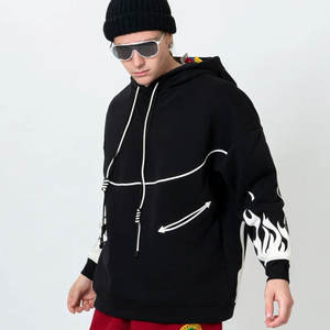 Ensemble pantalon et sweat à capuche polaire personnalisable pour l'hiver 2026, imperméable, coupe-vent, avec fermeture éclair, grande taille, chauffant - Product Image 2