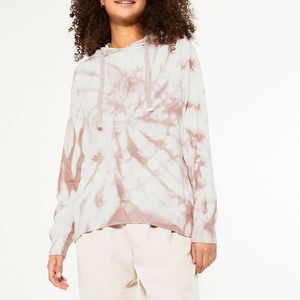 Sudadera con Capucha para Mujer, Diseño Nuevo, Estilo Urbano Invernal, Tie Dye, con Logotipo Frontal, Moda para Exteriores, para Adultos - Product Image 1