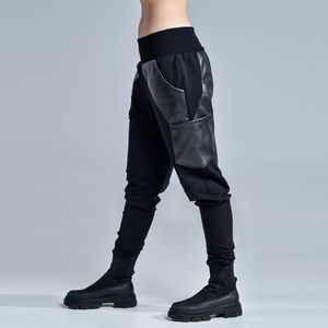 Pantalons en cuir véritable à devant plat pour femmes, tendance, sur mesure, imperméables, respirants, meilleur prix, marque privée, mode - Product Image 6