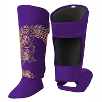 Protector duradero de almohadilla de espuma para espinillas para entrenamiento de Kickboxing Boxing MMA-Kick-Ass Safety Leg Guard