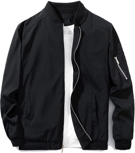 Chaquetas de bombardero de calidad superior para hombre, tela de lona de moda a la moda, precio ajustado de fábrica, buena venta - Product Image 1