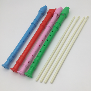 Flauta Dulce Soprano para Niños <span class=keywords><strong>Principiantes</strong></span>, Estilo Barroco, Clave Do, con Limpiador, Apoyo para el Pulgar, Natural, Aprobado para la Escuela - Product Image 3
