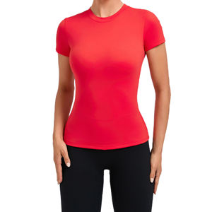 T-shirt de sport unisexe à manches courtes en jersey respirant, col rond, idéal pour l'été – Qualité supérieure - Product Image 2