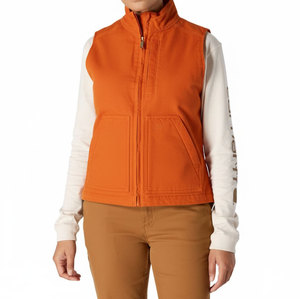 เสื้อกั๊กผ้าแคนวาสคุณภาพสูง ดีไซน์ใหม่ล่าสุด สำหรับผู้หญิงไซส์ใหญ่ สไตล์ลำลอง ไม่มีแขน กันน้ำ - Product Image 5