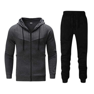 Impreso Nuevo diseño de moda Ropa deportiva Entrenamiento y Jogging Wear Chándales de algodón Sudaderas con cremallera de alta calidad y conjuntos de Jogger - Product Image 2