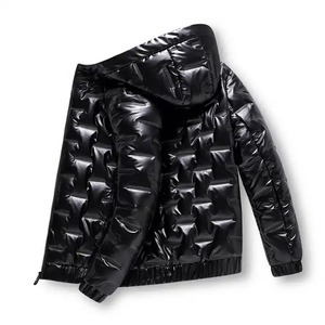 Blouson d'hiver matelassé pour homme, nouvelle conception, qualité supérieure, très chaud, col montant, à capuche, doublure en laine – Meilleures ventes - Product Image 1