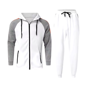 Nuevo Conjunto Deportivo de Invierno para Hombre, con Capucha, Transpirable, Ligero, de Poliéster Sólido, Estilo Jogger, Talla Grande - Product Image 4