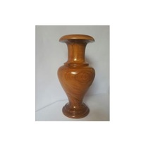 Vas Lantai Bulat Art Deco Buatan Tangan dari Bambu & Kayu Alami Ramah Lingkungan Premium Dekorasi Pernikahan Ukuran Dapat Disesuaikan Buatan India