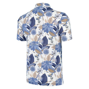 Polos largos informales elegantes para hombre Impresión digital de punto de secado rápido Venta caliente Tallas grandes Servicio OEM Fabricante de Vietnam - Product Image 2