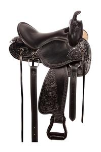 Selle Western en cuir véritable de qualité supérieure pour cheval Selle de course pour équitation Selle Western - Product Image 5