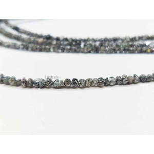 Cuentas de Diamante Gris Oscuro de 2-4 mm, Calidad AAA+, MÁS VENDIDO, Diamantes Naturales en Bruto Sin Cortar, Cuentas de Diamante de Fantasía, Diamantes Sueltos - Product Image 2