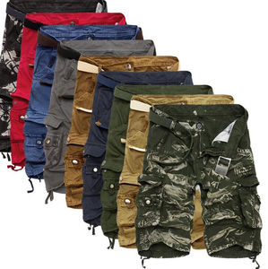 Pantalones cortos Cargo para hombre, pantalones de doble rodilla para hombre, pantalones vaqueros rectos de trabajo, pantalones cortos vaqueros para hombre, OEM - Product Image 6