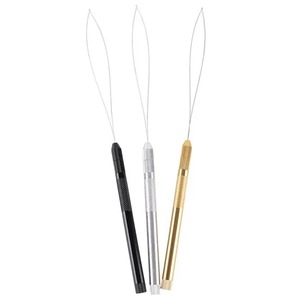 Pince à cheveux dorée pour extensions, applicateur de micro-anneaux, pince à retirer les anneaux, outil pour boucles de cheveux, pince à cheveux en métal, ciseaux pour extensions de cheveux - Product Image 4
